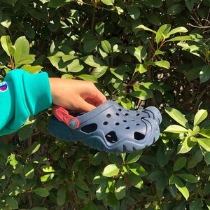 Navy blue crocs